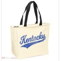 Kentucky Varsity Script Classic Sports Jersey Style Tote Bag thumb 2