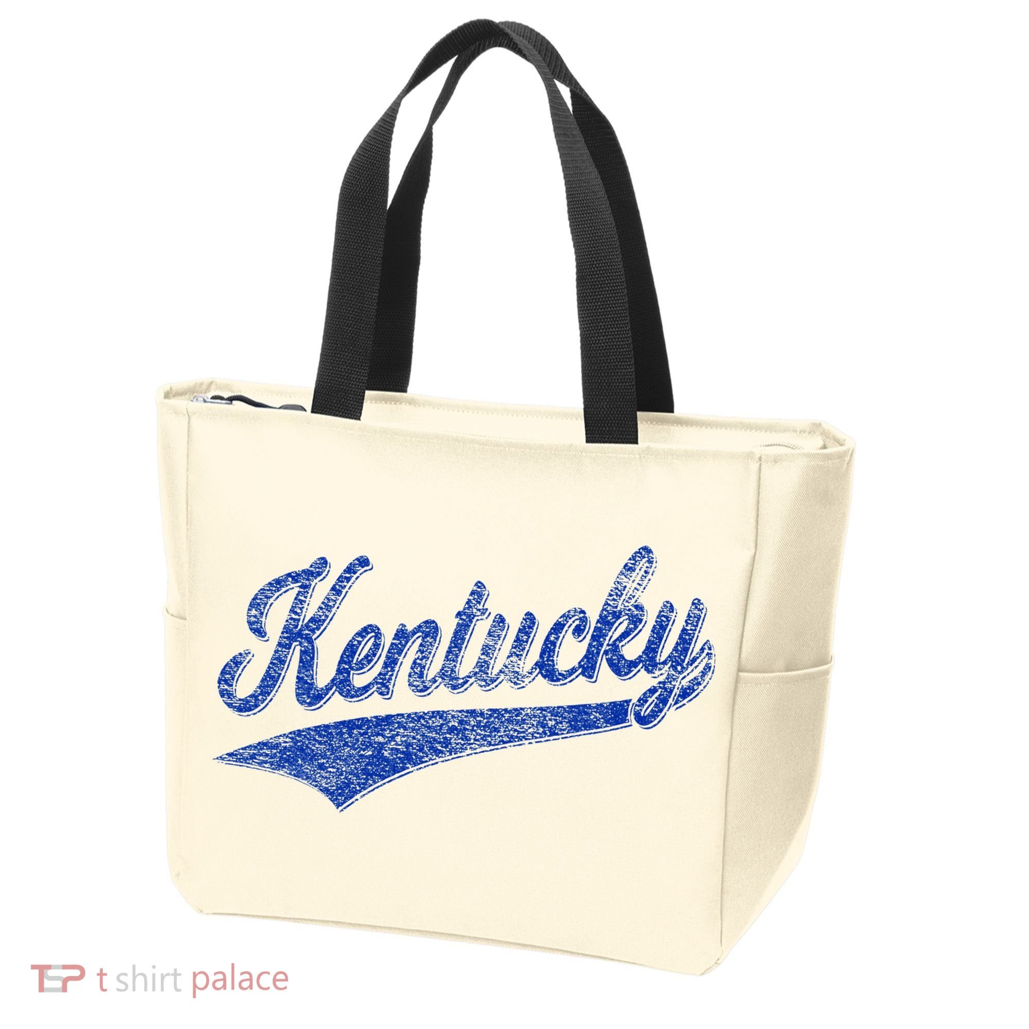 Kentucky Varsity Script Classic Sports Jersey Style Tote Bag