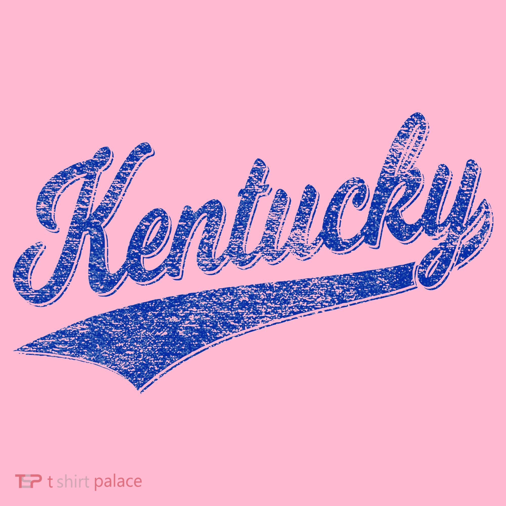 Kentucky Varsity Script Classic Sports Jersey Style Coaster