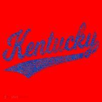 Kentucky Varsity Script Classic Sports Jersey Style Santa Hat thumb 1