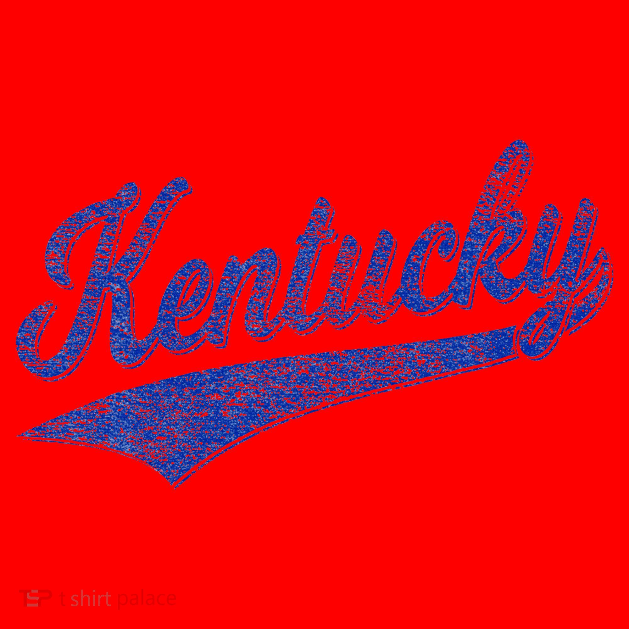 Kentucky Varsity Script Classic Sports Jersey Style Santa Hat
