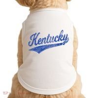 Kentucky Varsity Script Classic Sports Jersey Style Doggie Tank thumb 0