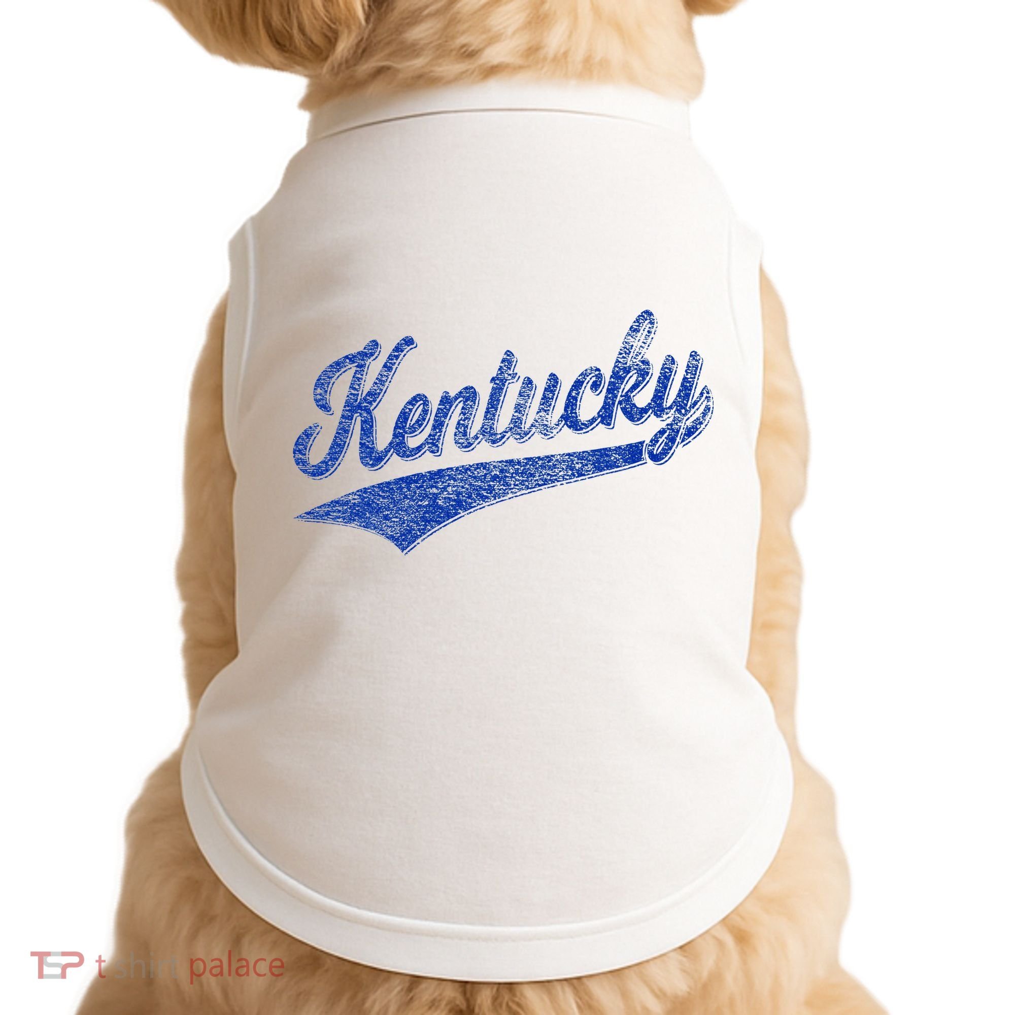 Kentucky Varsity Script Classic Sports Jersey Style Doggie Tank
