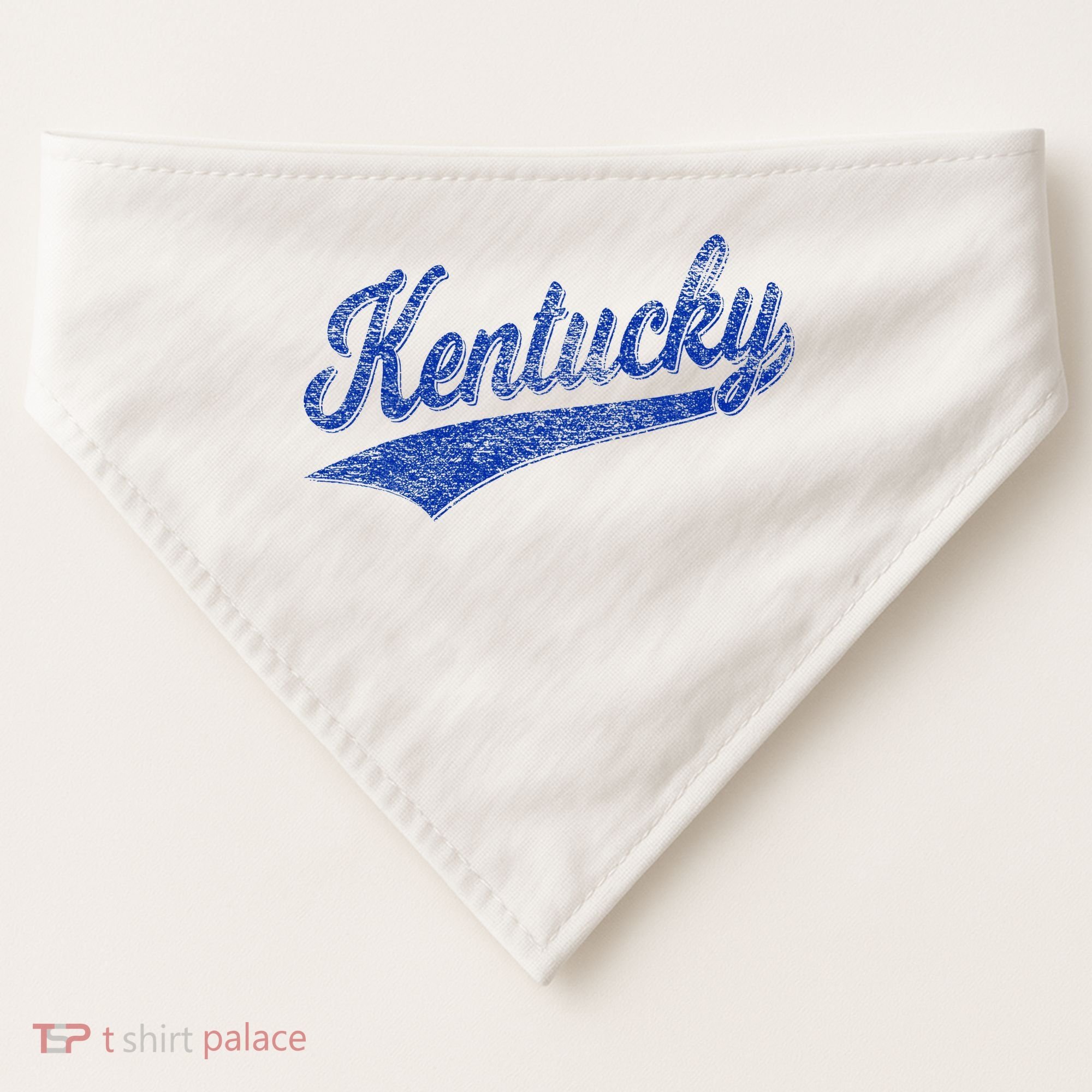 Kentucky Varsity Script Classic Sports Jersey Style USA-Made Doggie Bandana