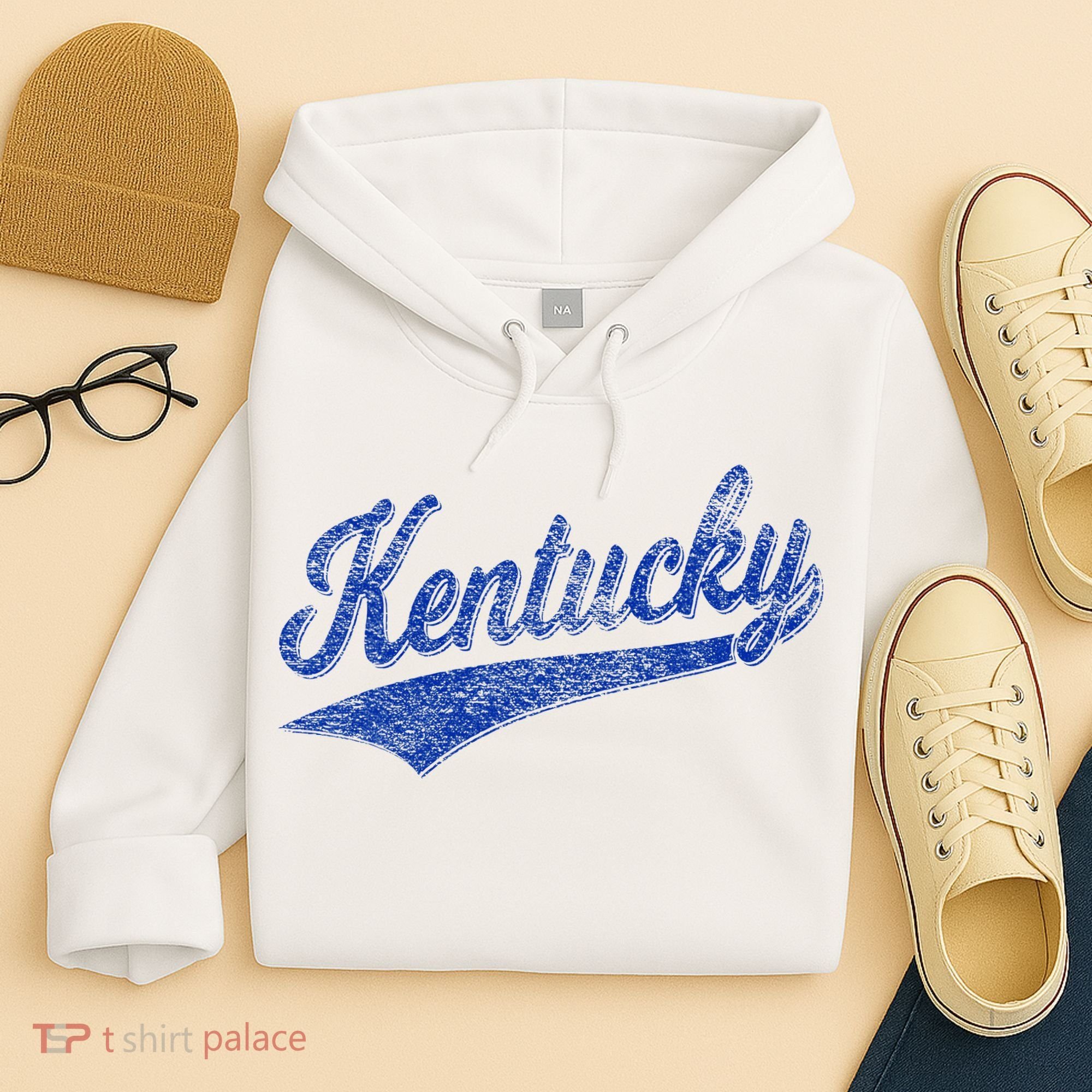 Kentucky Varsity Script Classic Sports Jersey Style Hoodie