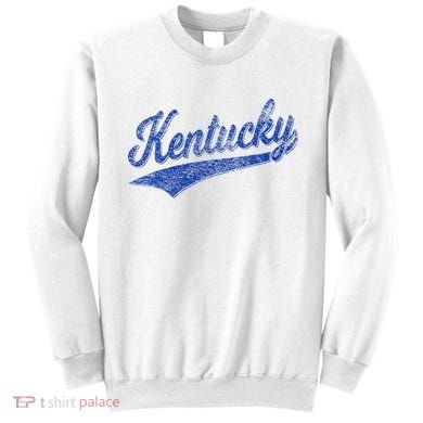 Kentucky Varsity Script Classic Sports Jersey Style Sweatshirt