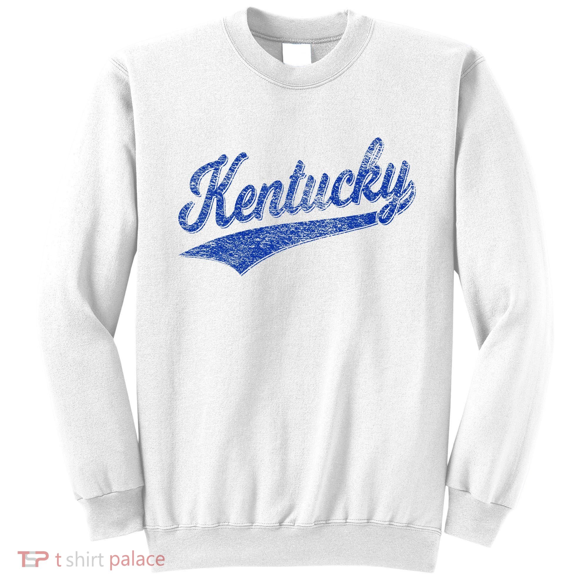 Kentucky Varsity Script Classic Sports Jersey Style Sweatshirt