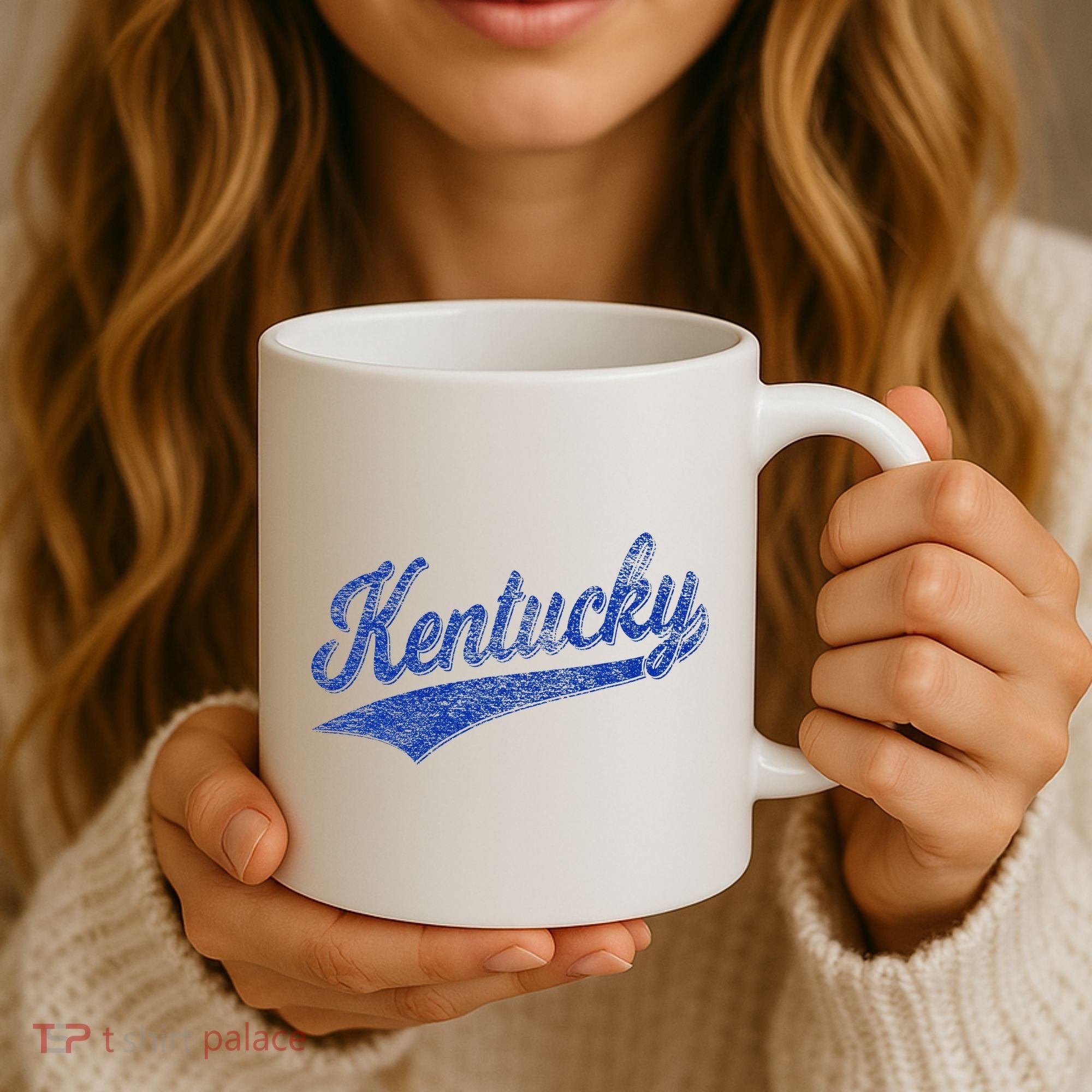 Kentucky Varsity Script Classic Sports Jersey Style Coffee Mug