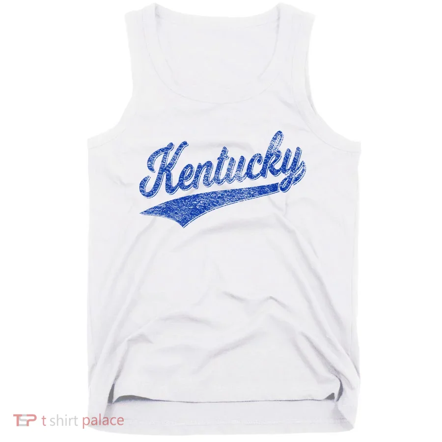 Kentucky Varsity Script Classic Sports Jersey Style Tank Top