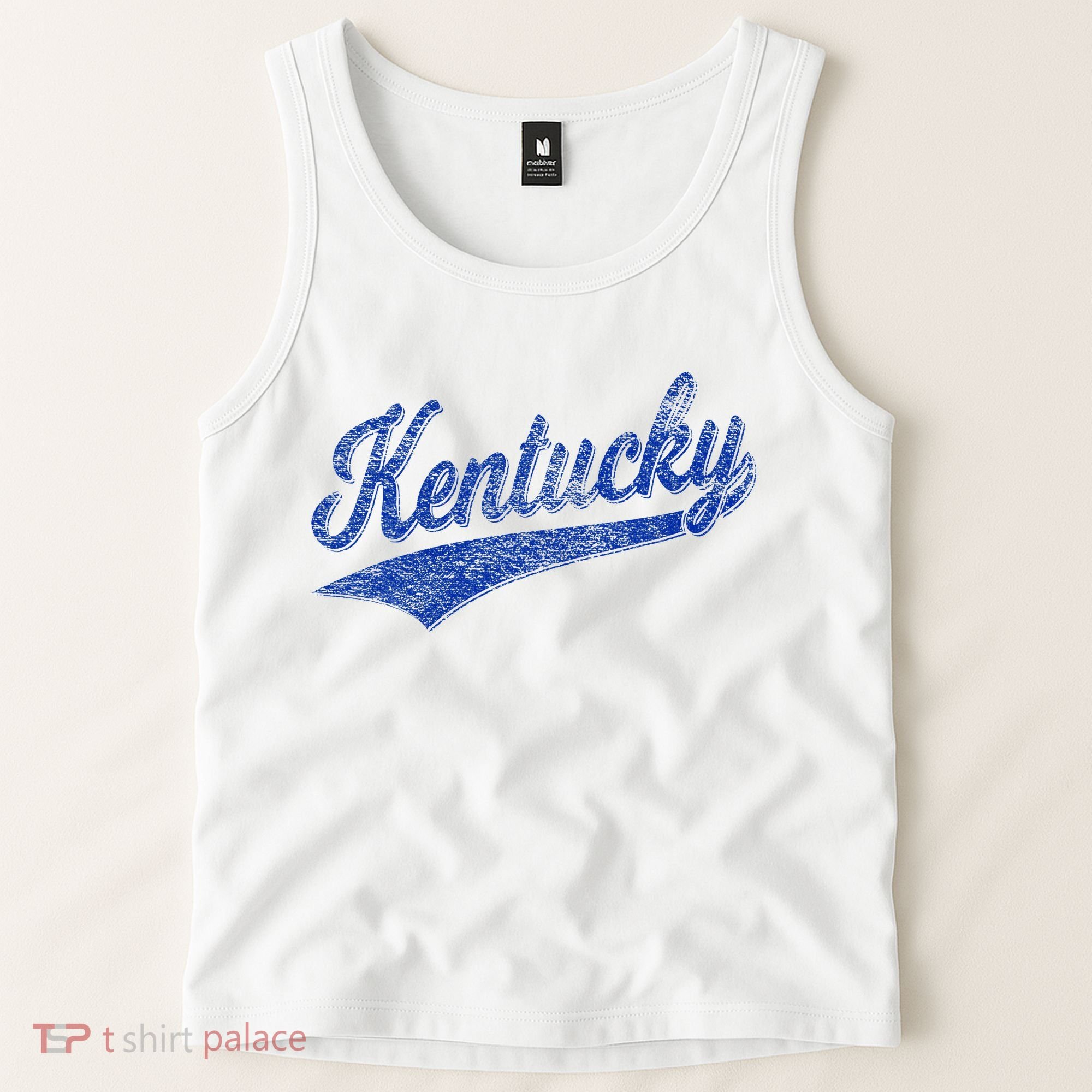 Kentucky Varsity Script Classic Sports Jersey Style Tank Top