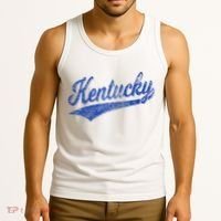Kentucky Varsity Script Classic Sports Jersey Style Tank Top thumb 3