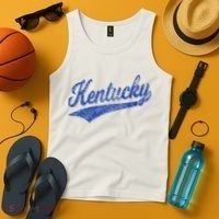 Kentucky Varsity Script Classic Sports Jersey Style Tank Top thumb 4