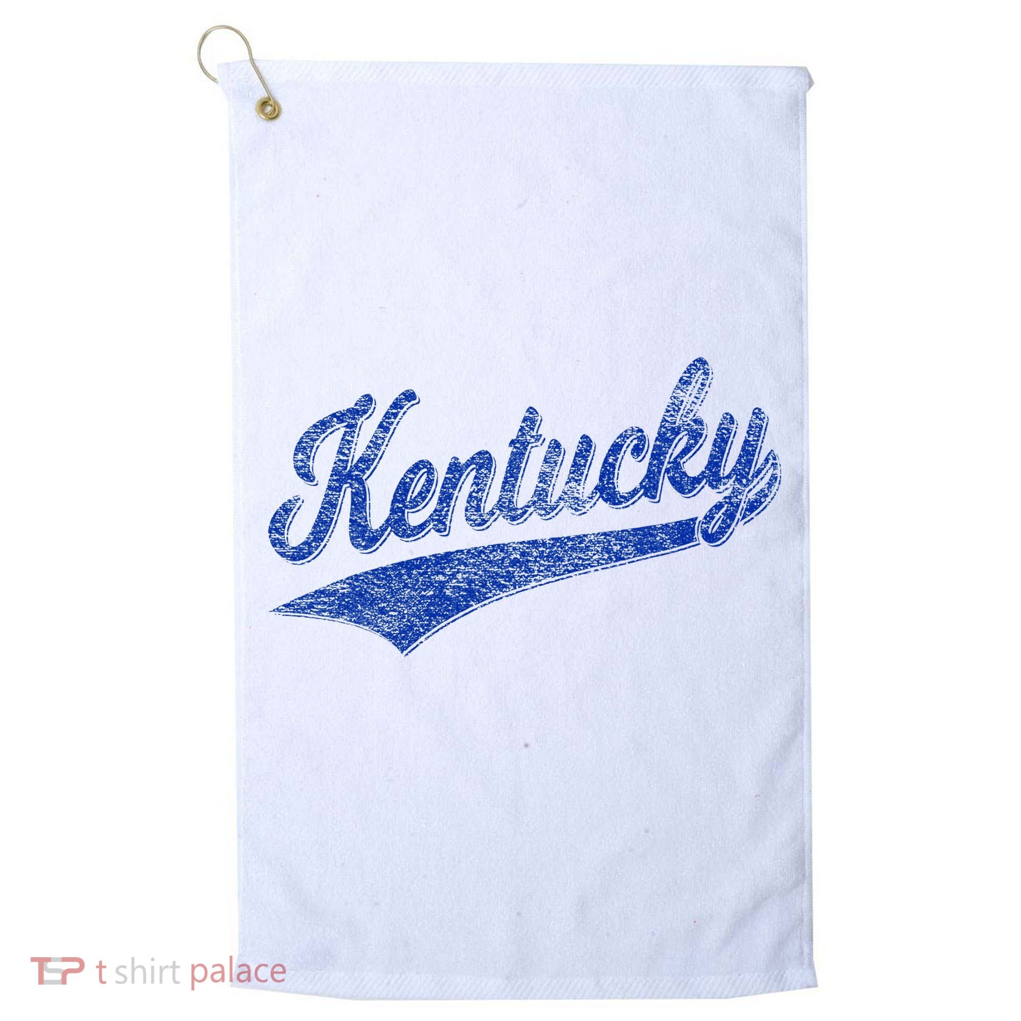 Kentucky Varsity Script Classic Sports Jersey Style Golf Towel