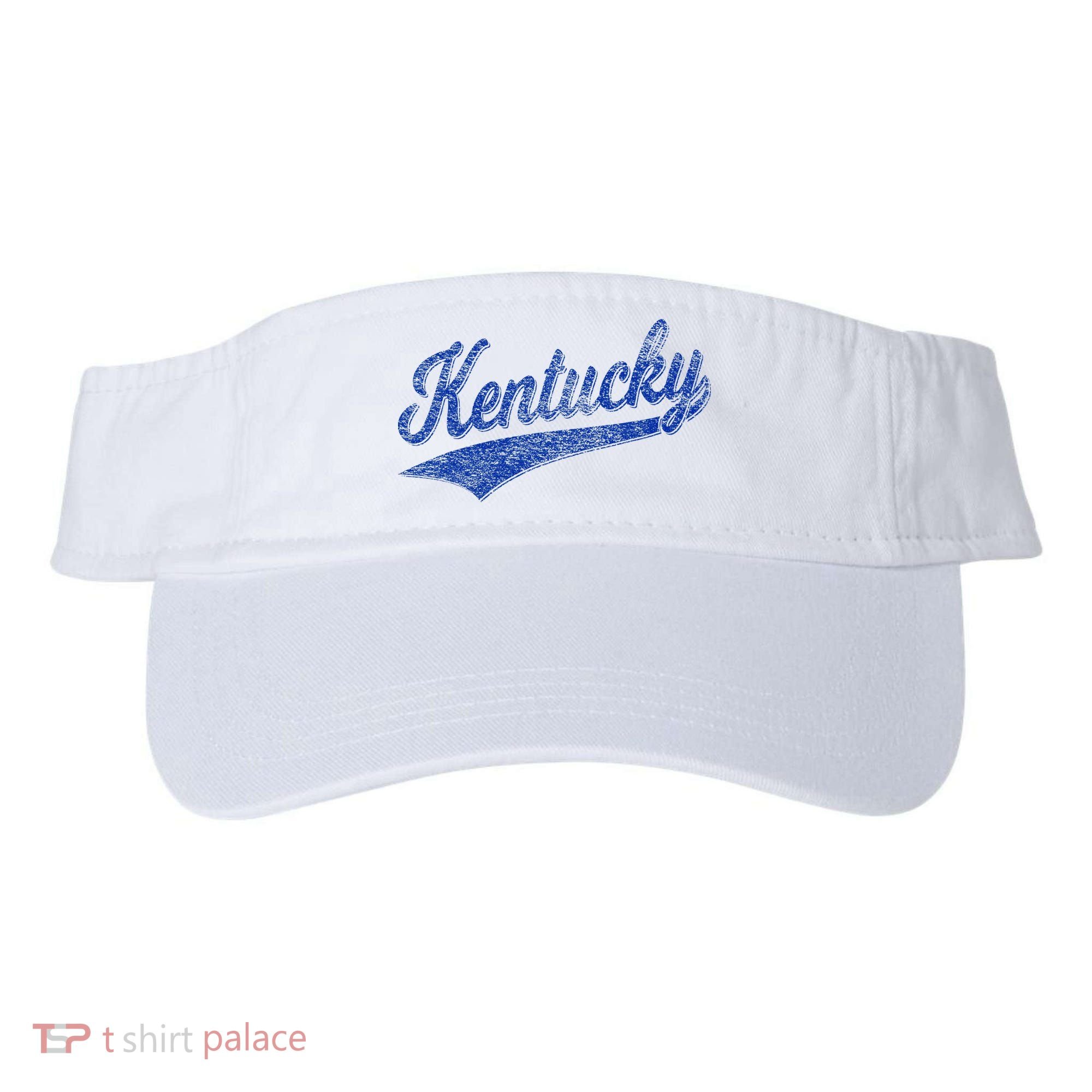 Kentucky Varsity Script Classic Sports Jersey Style Visor