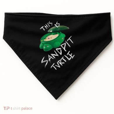 Kopie Von This Is Sandpit Turtle USA-Made Doggie Bandana