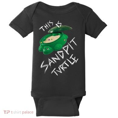 Kopie Von This Is Sandpit Turtle Baby Bodysuit