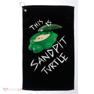 Kopie Von This Is Sandpit Turtle Golf Towel
