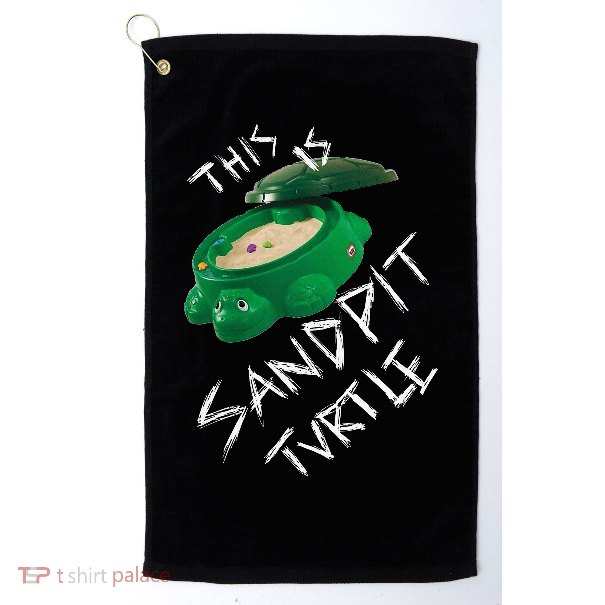 Kopie Von This Is Sandpit Turtle Golf Towel