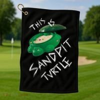 Kopie Von This Is Sandpit Turtle Golf Towel thumb 1