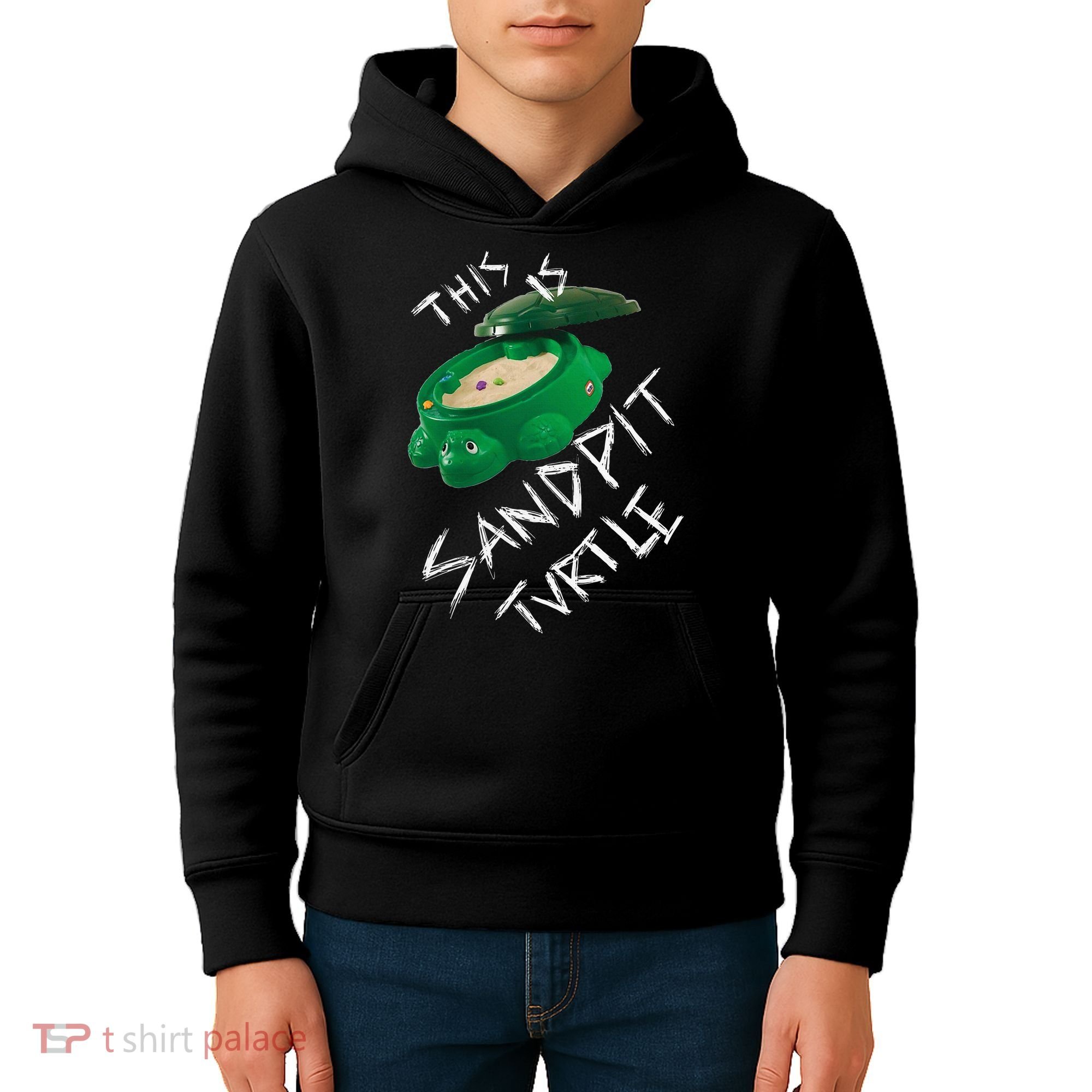 Kopie Von This Is Sandpit Turtle Kids Hoodie