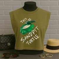 Kopie Von This Is Sandpit Turtle Garment-Dyed Women's Muscle Tee thumb 3