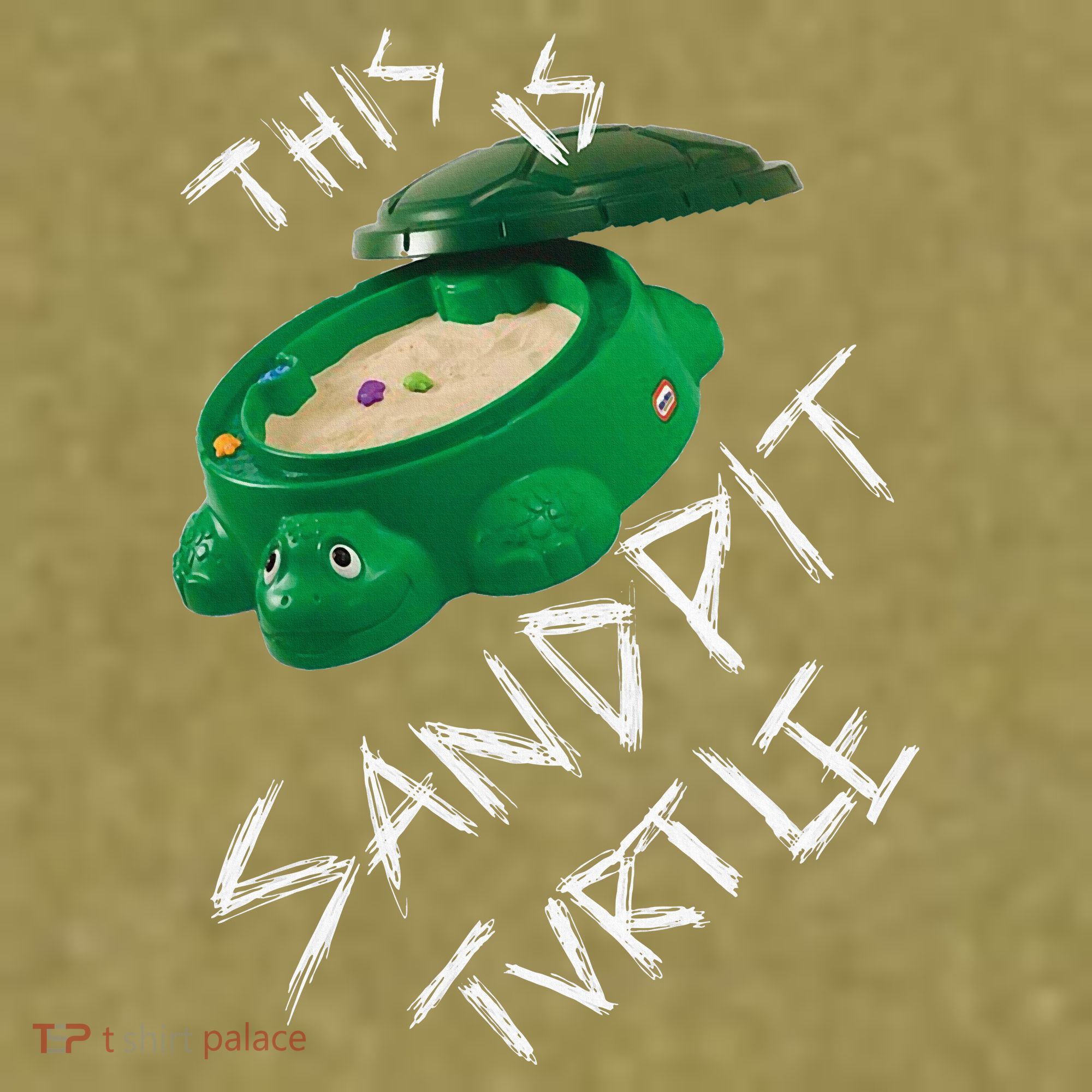 Kopie Von This Is Sandpit Turtle Garment-Dyed Women's Muscle Tee