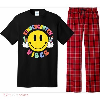 Kindergarten Vibes Teachers Kid Kinder Crew Back To School Pajama Set