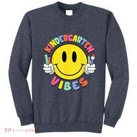 Kindergarten Vibes Teachers Kid Kinder Crew Back To School Sweatshirt thumb 0