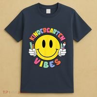 Kindergarten Vibes Teachers Kid Kinder Crew Back To School T-Shirt thumb 4