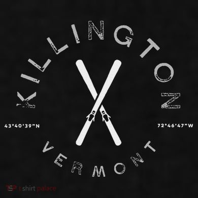 Killington Vermont Vintage Graphic Ski Ladies PosiCharge Tri-Blend Wicking Tank