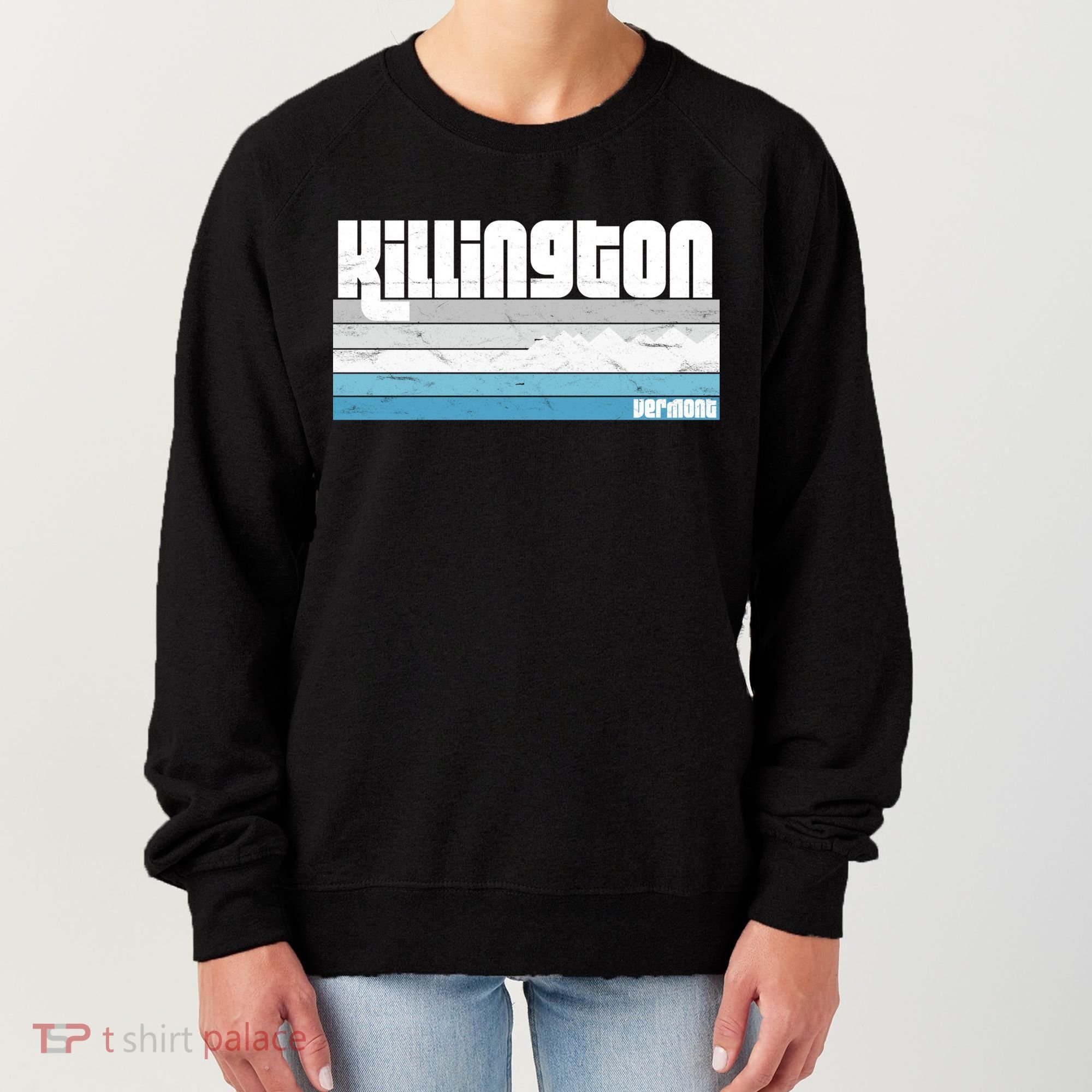Killington Vermont Vt Retro Vacation Skiing Snowboarding Gift Women's Sweatshirt