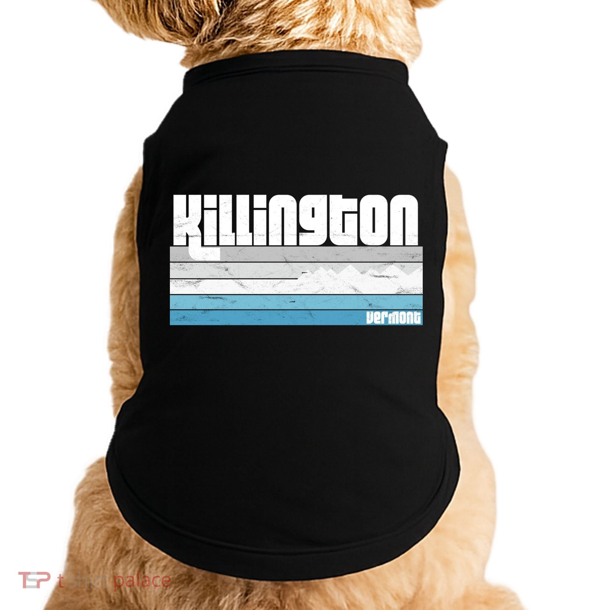 Killington Vermont Vt Retro Vacation Skiing Snowboarding Gift Doggie Tank