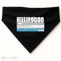 Killington Vermont Vt Retro Vacation Skiing Snowboarding Gift USA-Made Doggie Bandana thumb 0