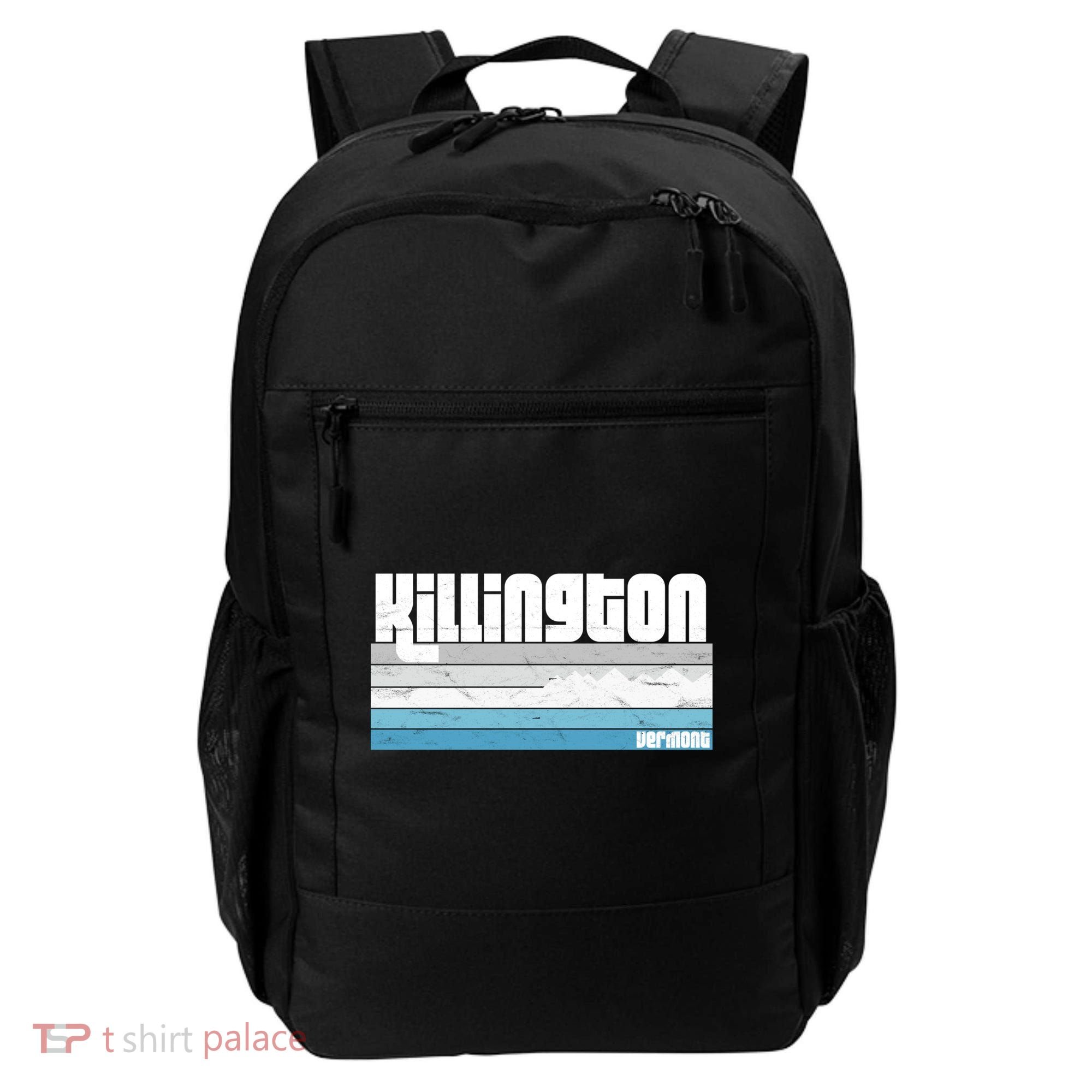 Killington Vermont Vt Retro Vacation Skiing Snowboarding Gift Backpack