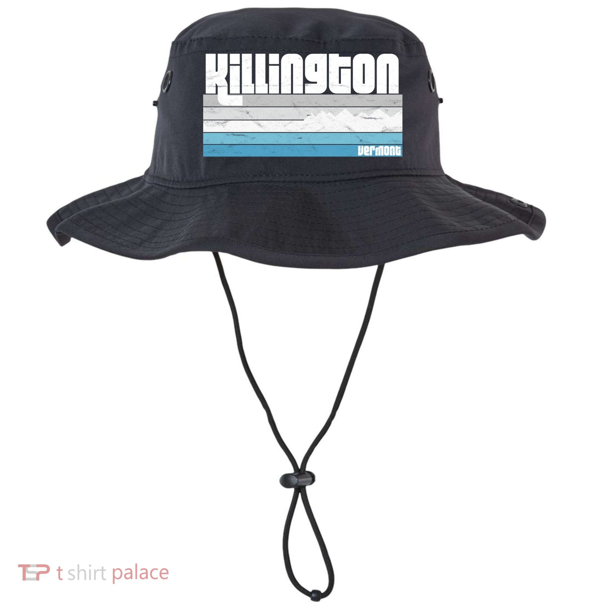 Killington Vermont Vt Retro Vacation Skiing Snowboarding Gift Bucket Hat