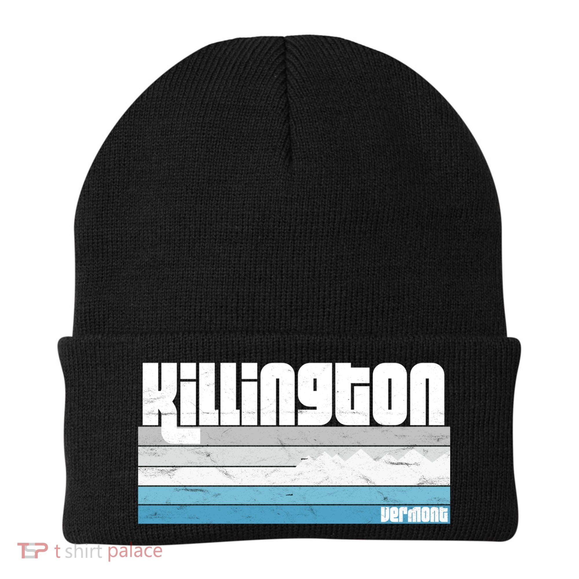Killington Vermont Vt Retro Vacation Skiing Snowboarding Gift Beanie