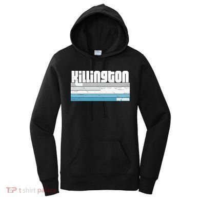 Killington Vermont Vt Retro Vacation Skiing Snowboarding Gift Women's Hoodie