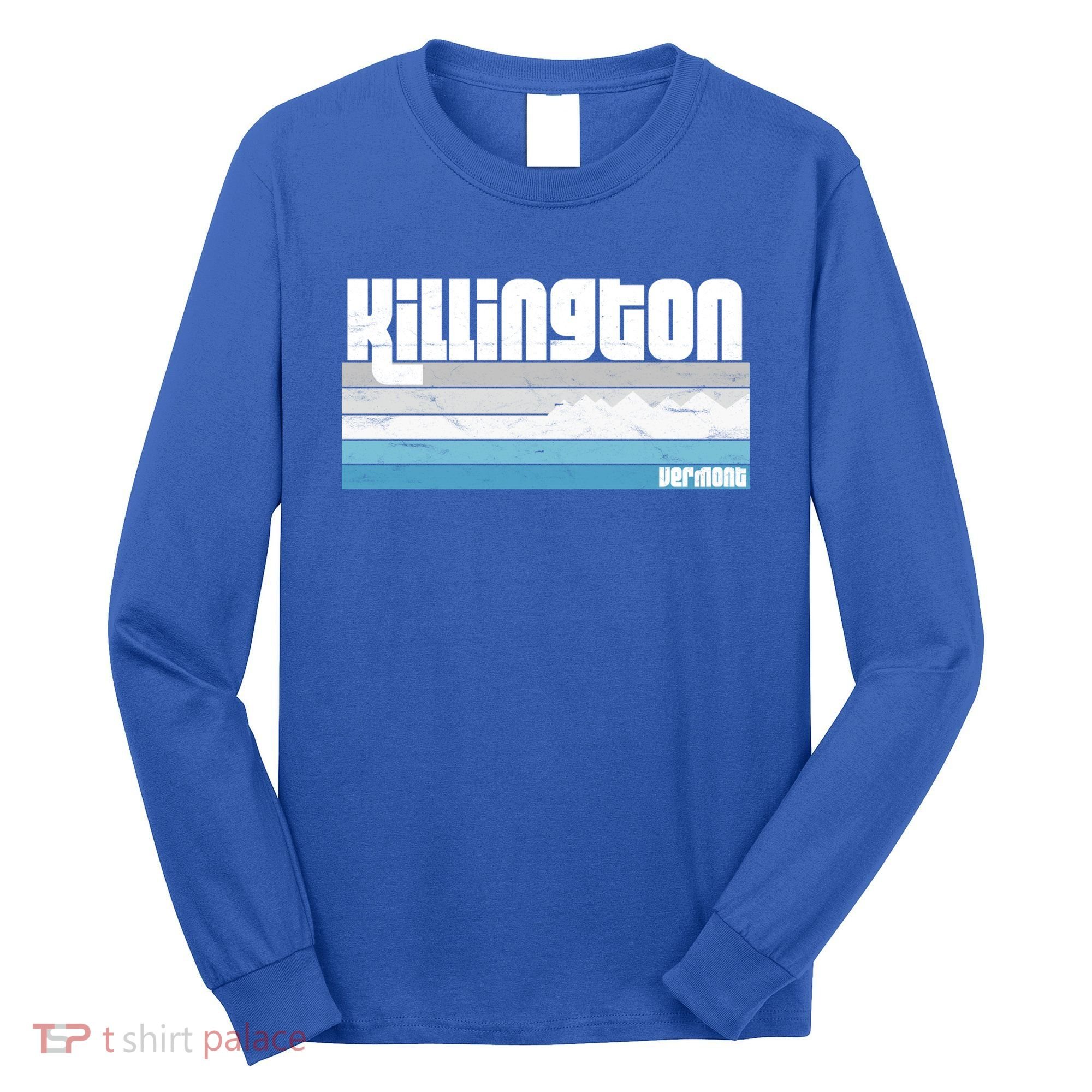 Killington Vermont Vt Retro Vacation Skiing Snowboarding Gift Long Sleeve Shirt