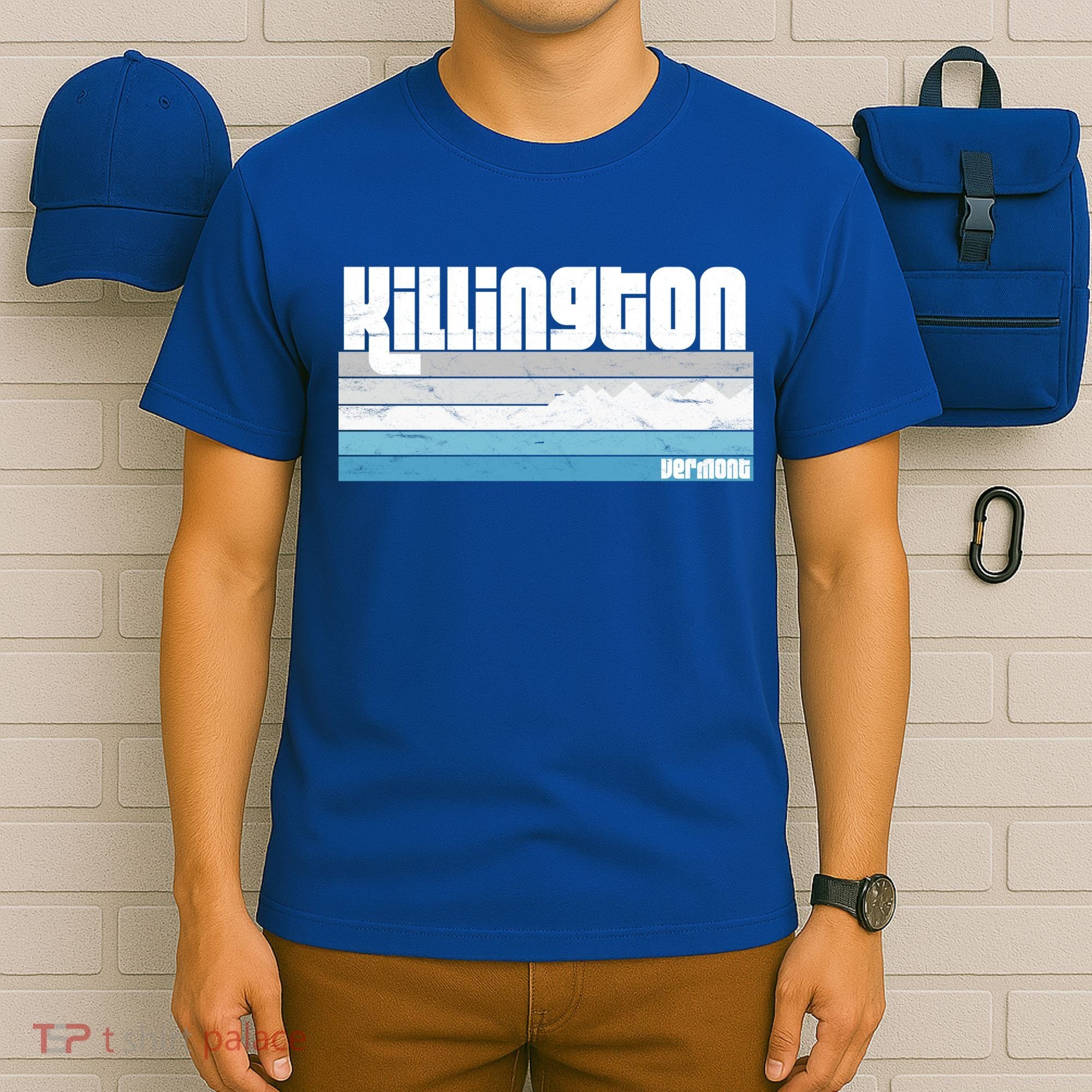 Killington Vermont Vt Retro Vacation Skiing Snowboarding Gift T-Shirt