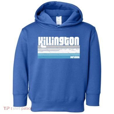 Killington Vermont Vt Retro Vacation Skiing Snowboarding Gift Toddler Hoodie
