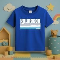 Killington Vermont Vt Retro Vacation Skiing Snowboarding Gift Toddler T-Shirt thumb 3