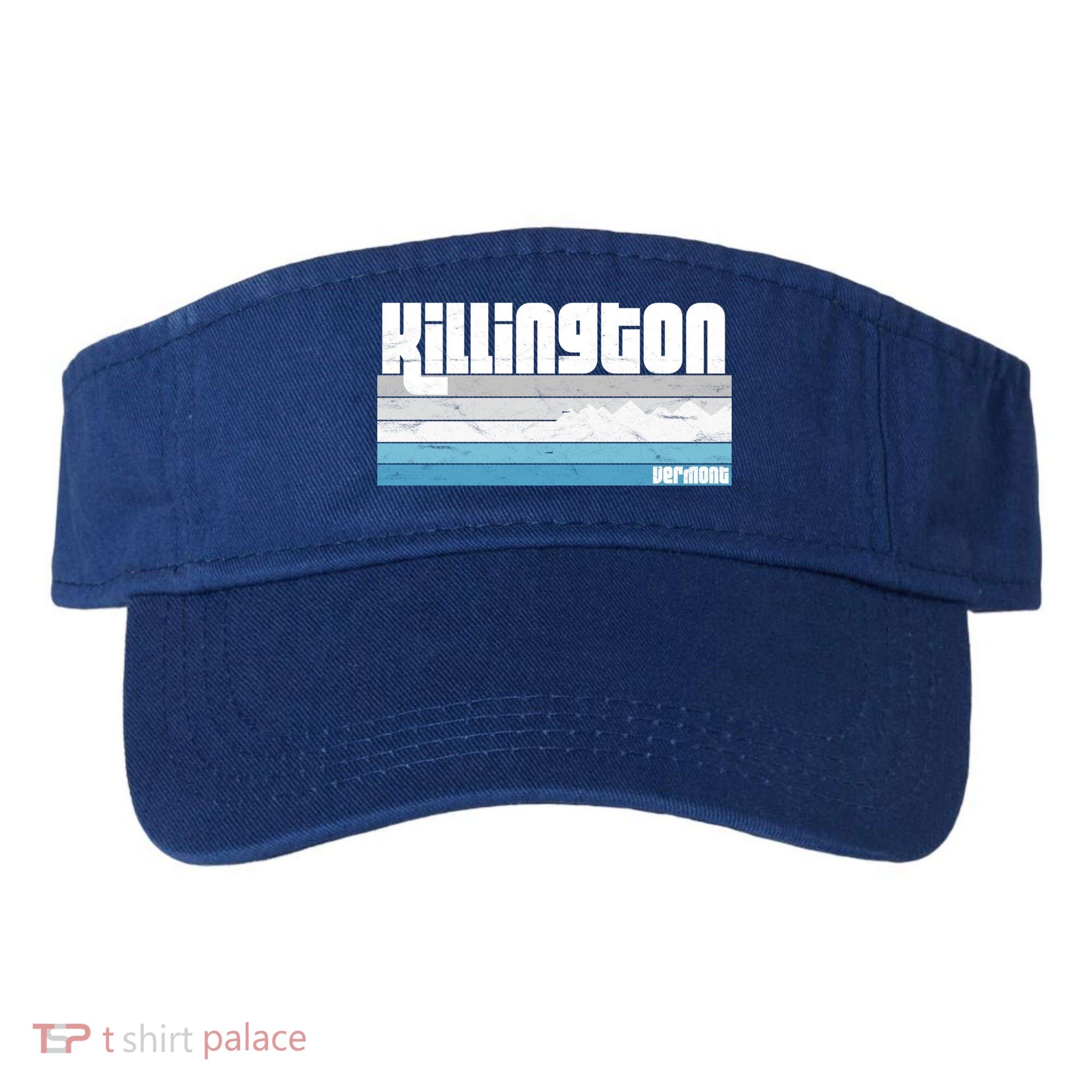 Killington Vermont Vt Retro Vacation Skiing Snowboarding Gift Visor