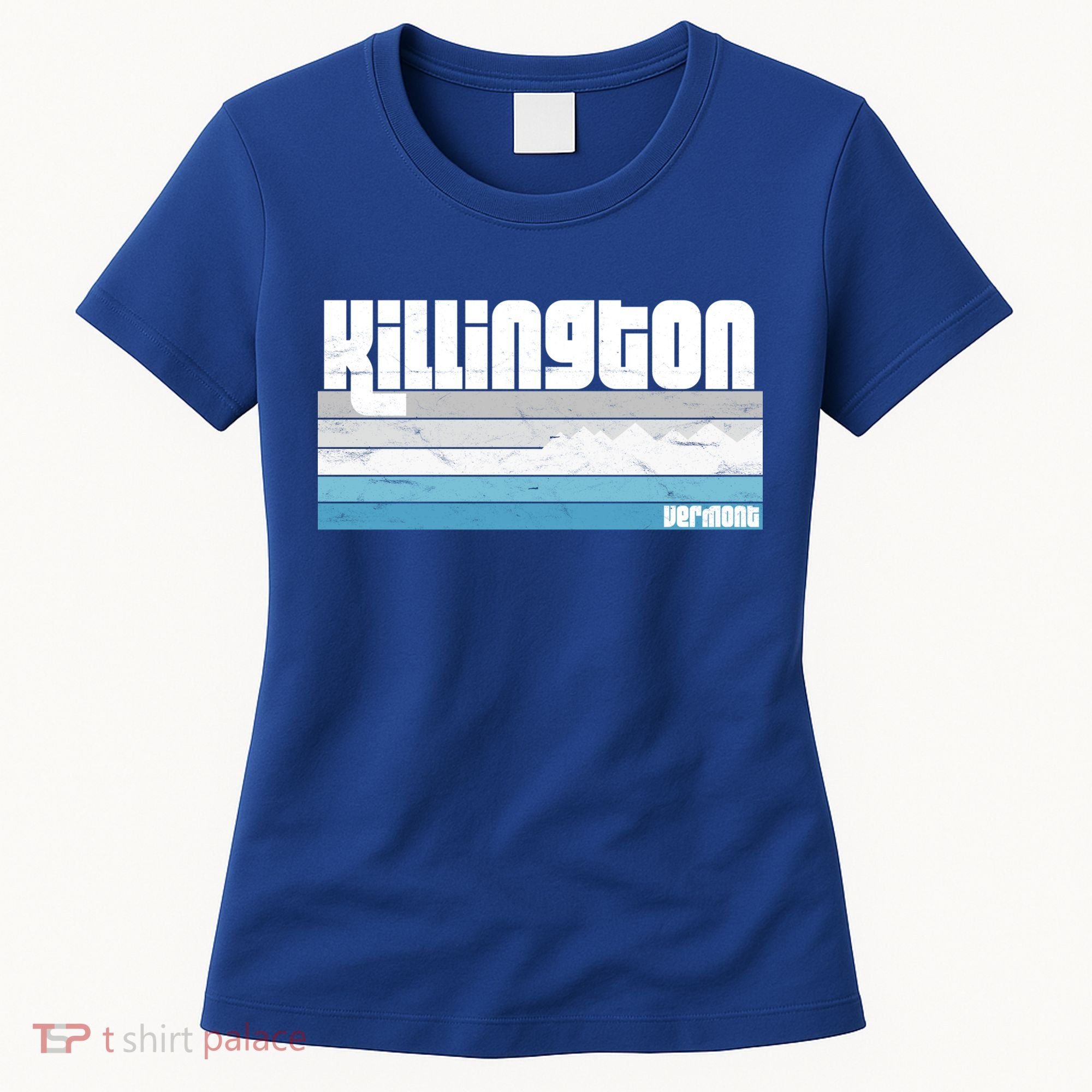 Killington Vermont Vt Retro Vacation Skiing Snowboarding Gift Women's T-Shirt