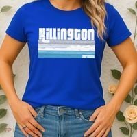 Killington Vermont Vt Retro Vacation Skiing Snowboarding Gift Women's T-Shirt thumb 2