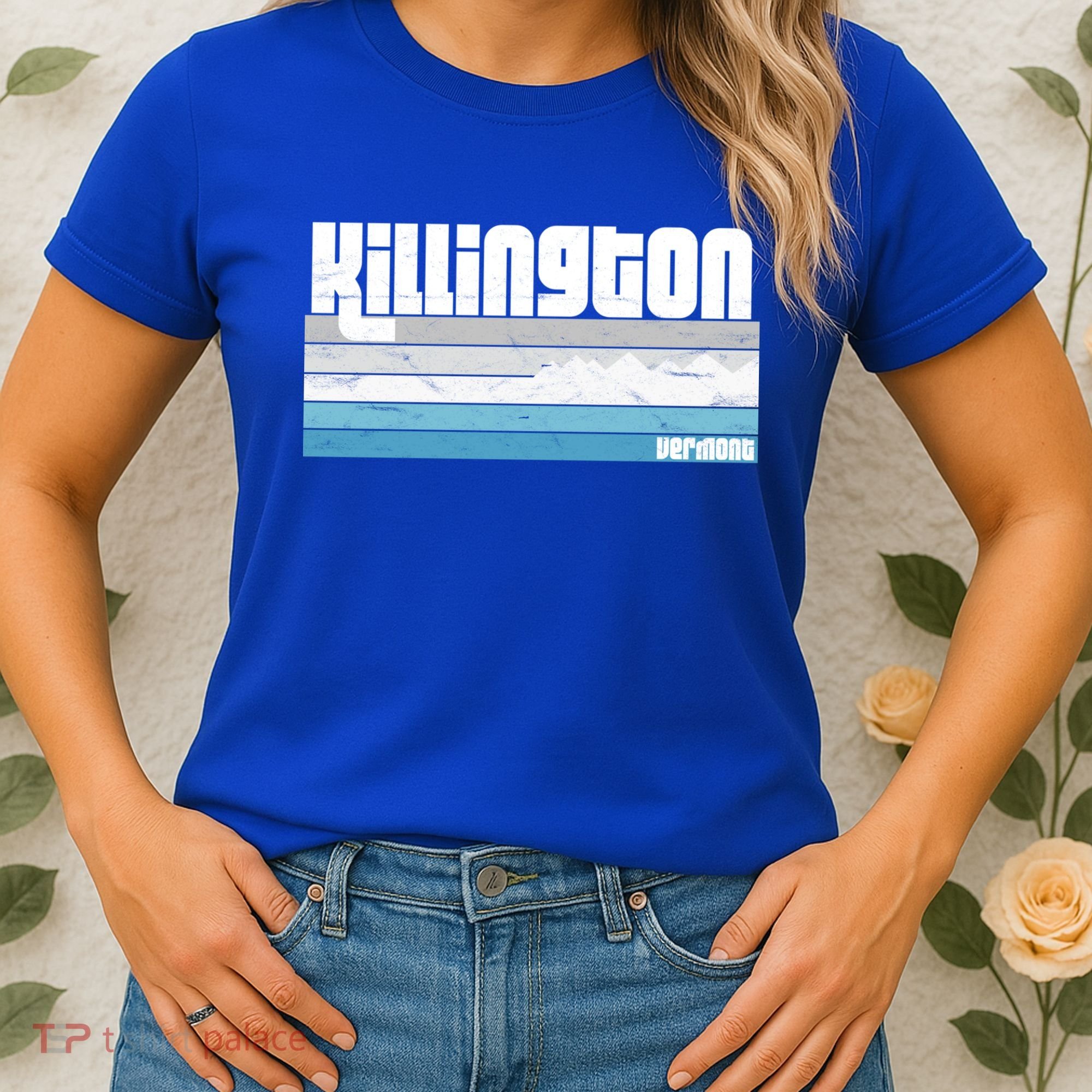 Killington Vermont Vt Retro Vacation Skiing Snowboarding Gift Women's T-Shirt