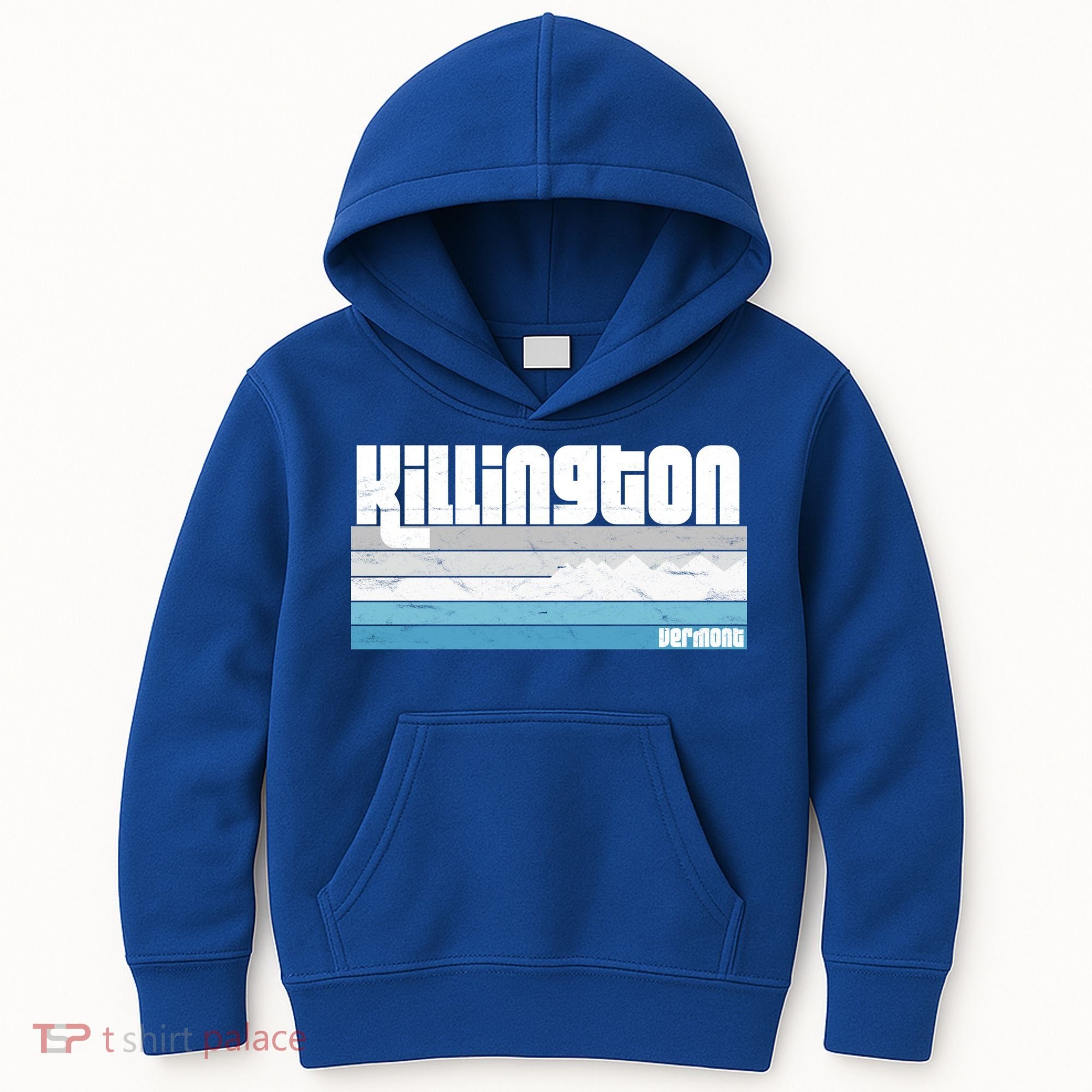 Killington Vermont Vt Retro Vacation Skiing Snowboarding Gift Kids Hoodie