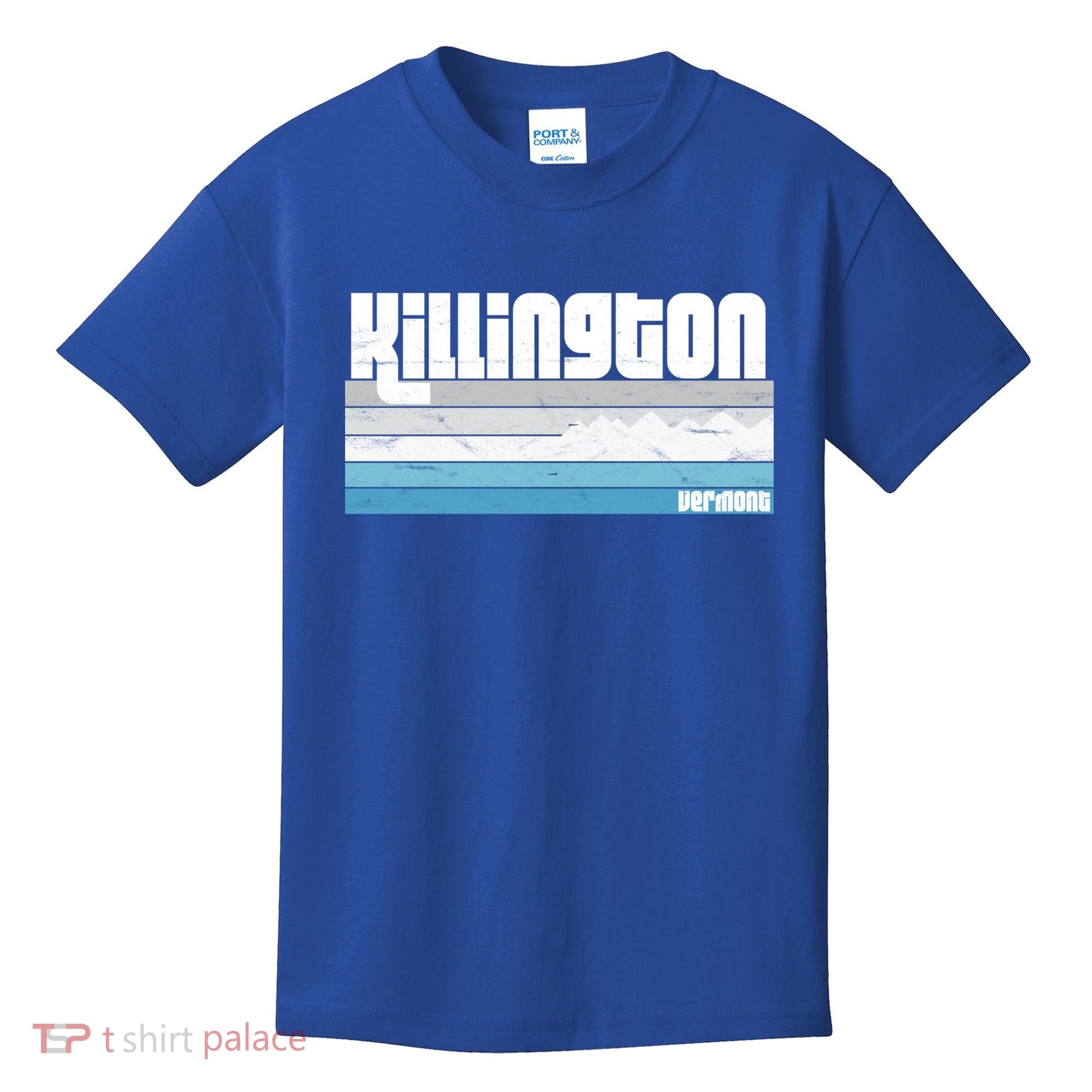Killington Vermont Vt Retro Vacation Skiing Snowboarding Gift Kids T-Shirt
