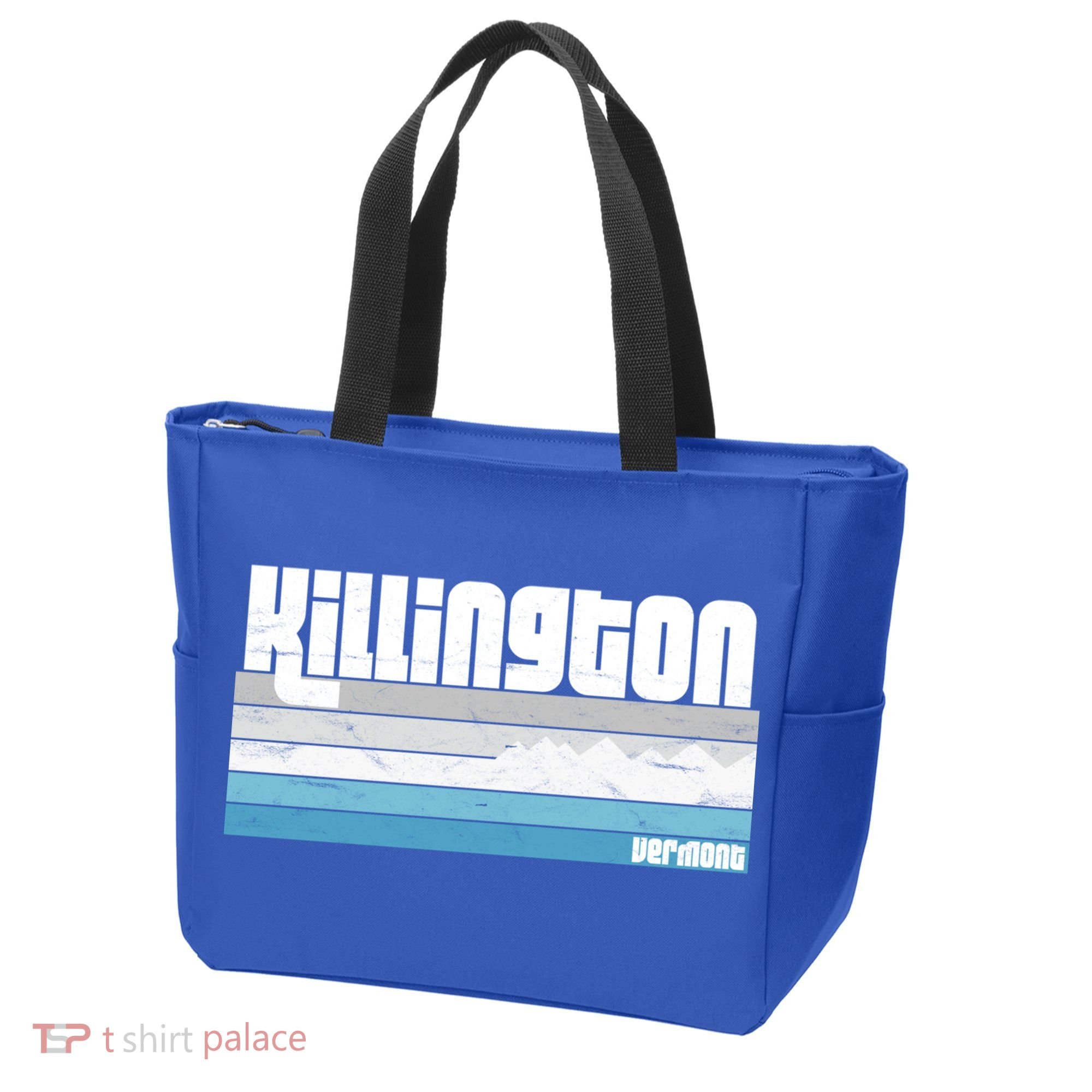 Killington Vermont Vt Retro Vacation Skiing Snowboarding Gift Tote Bag