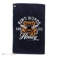 Kind Words Are Like Honey Bible Verse Christian Prayer Golf Towel thumb 0