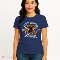 Kind Words Are Like Honey Bible Verse Christian Prayer Women's T-Shirt thumb 4